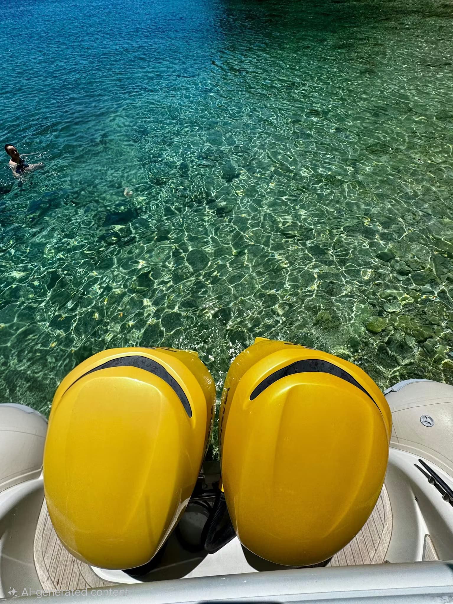 The unique Twin Islands of Ksamil connected by vibrant turquoise waters within the protected Butrint National Park area